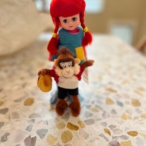 Madame Alexander Pippi Longstocking and Monkey
